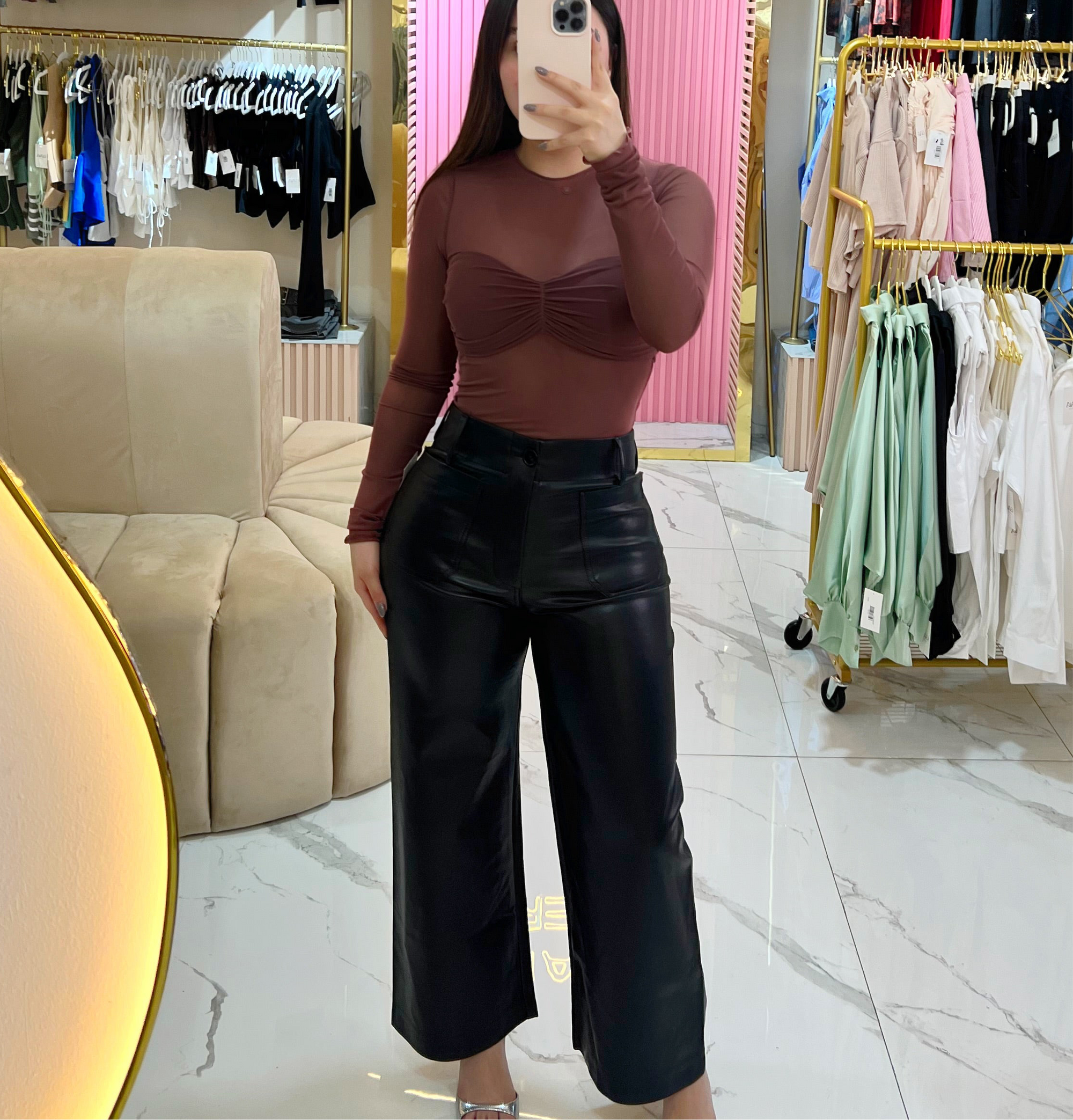 MESH BUST TOP