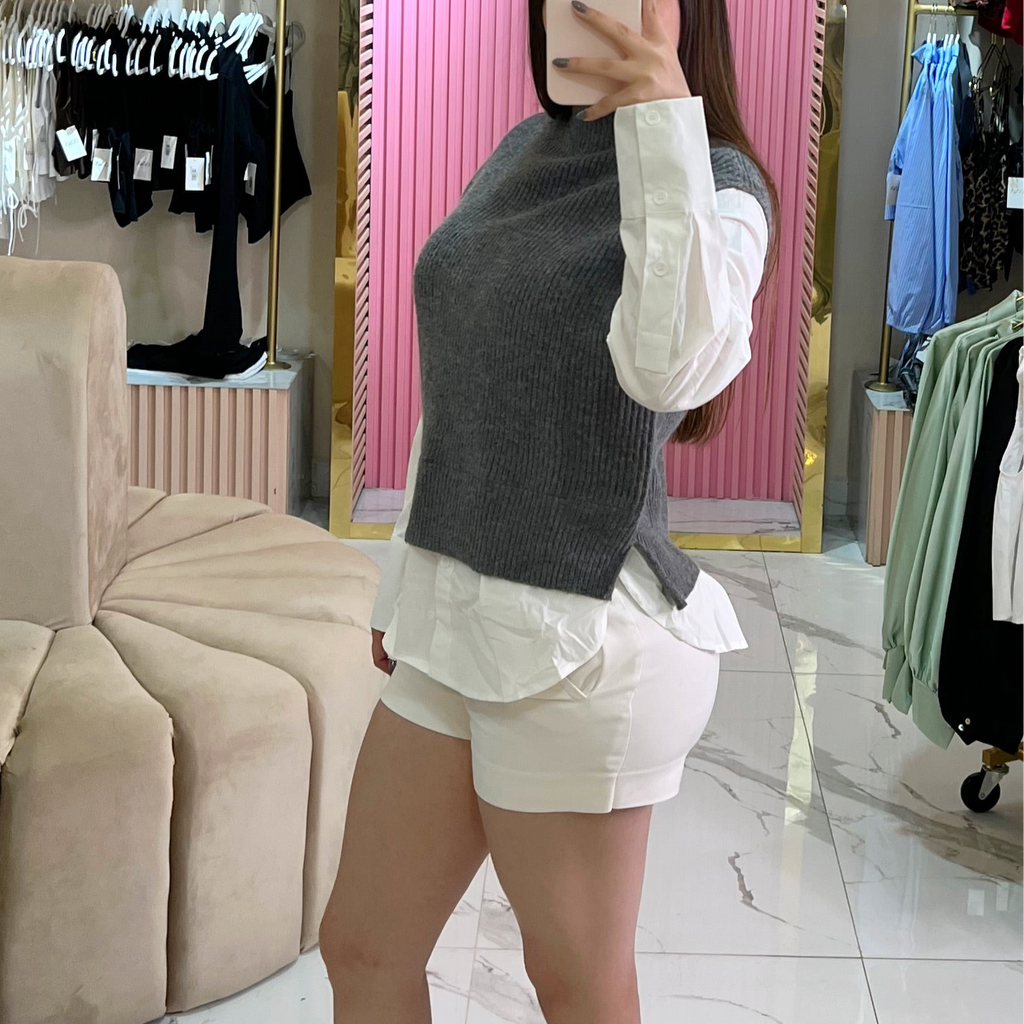 SWEATER + SHIRT COMBO