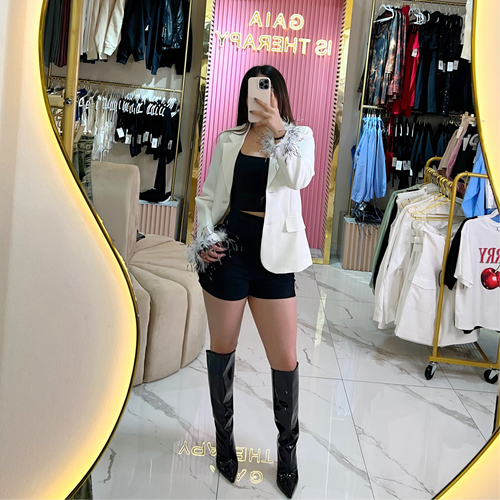 BLAZER DE PLUMAS BEULAH