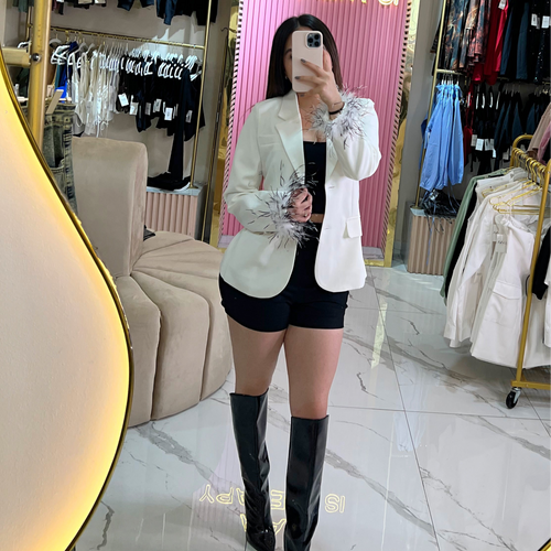 BLAZER DE PLUMAS BEULAH