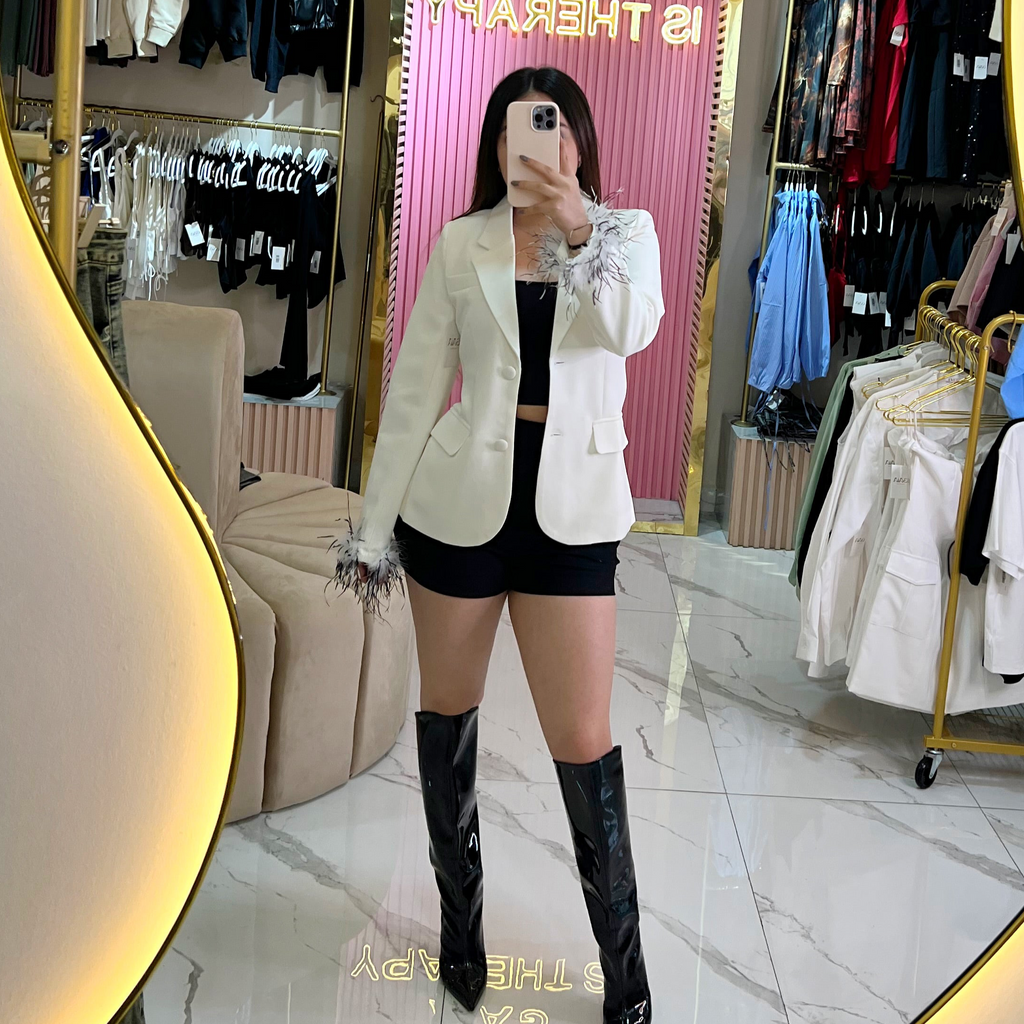 BLAZER DE PLUMAS BEULAH